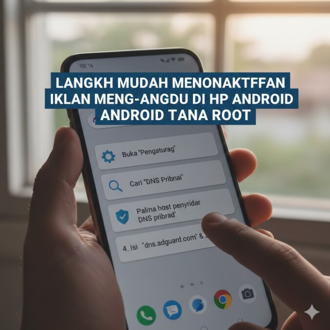 Langkah Mudah Menonaktifkan Iklan Mengganggu Di HP Android Tanpa Perlu Aplikasi Root