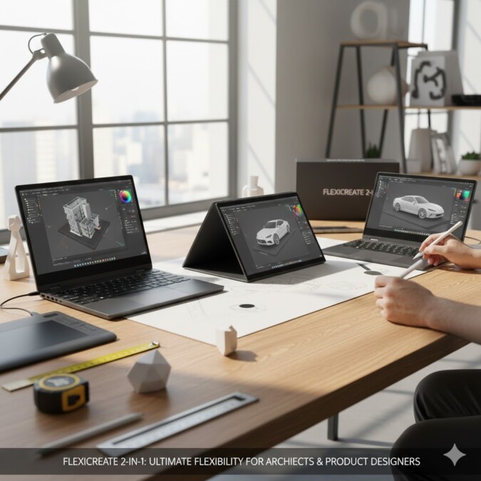 Pilihan Laptop Convertible 2 In 1 Untuk Arsitek Dan Desainer Produk Paling Fleksibel
